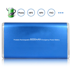 Show details for FirstSing FS00132 Portable Rechargeable 6000mAh Emergency Power Battery Picture of FirstSing FS00132 Portable Rechargeable 6000mAh Emergency Power Battery