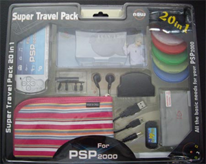 Show details for FirstSing FS22042 20 in 1 Traverl Kit  for PSP 2000  Picture of FirstSing FS22042 20 in 1 Traverl Kit  for PSP 2000
