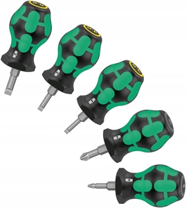 Agrandir l'image de 5 Piece Stubby Screwdriver Tool Set Image de 5 Piece Stubby Screwdriver Tool Set