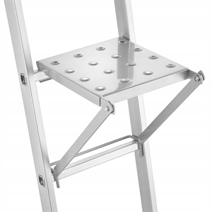 Show details for Aluminum Grooved Shelf Step for The Ladder Picture of Aluminum Grooved Shelf Step for The Ladder