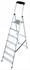 Image de Aluminum Ladder 1x7 3.50m with Shelf