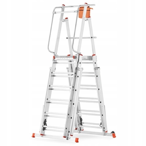 Image de Ladder Aluminum Scaffolding Hoist 4,5m 12 Steps