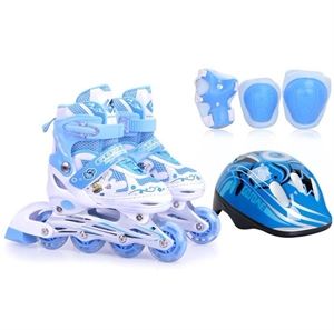 Picture of Suite Round Children's Skates Adjustable Skates With Flashing Wheels Skates