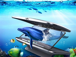 Show details for Unique FHD Glasses Z shape 3D BOX projector Picture of Unique FHD Glasses Z shape 3D BOX projector