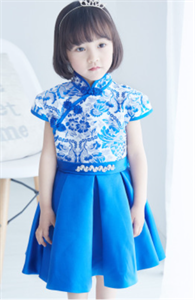 Girls Embroidered Dress Bow Detail Sleeveless Formal Party  Wedding Dress   の画像