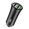 Picture of BlueNEXT 12V 2.4A Dual USB Car Charger Mini Metal Adapter Aluminum Alloy USB Car Charger