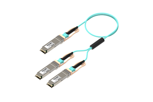 Show details for 200G QSFP28 to 2x100G QSFP28 AOC 1m 2m 10m 20m 850nm Multi mode Active Optical Cable 200G QSFP56 to 2x100G QSFP56 AOC Picture of 200G QSFP28 to 2x100G QSFP28 AOC 1m 2m 10m 20m 850nm Multi mode Active Optical Cable 200G QSFP56 to 2x100G QSFP56 AOC