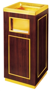 Image de BX-A024 Wooden trash bin