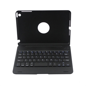 Picture of Folding Ultra Thin Aluminium Bluetooth Keyboard Case for iPad Mini
