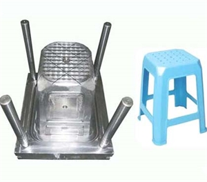 Show details for Plastic injection stool mould Picture of Plastic injection stool mould
