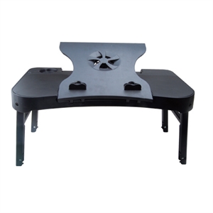 Laptop table with fan