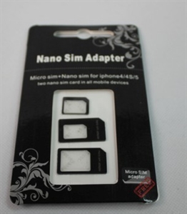Show details for iPhone 5 Nano SIM Adapter Picture of iPhone 5 Nano SIM Adapter