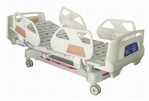 Показать информацию о Cold-Rolled Steel Electric Hospital Beds With ABS Headboard   Central Brakes Изображение Cold-Rolled Steel Electric Hospital Beds With ABS Headboard   Central Brakes