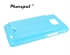 Picture of Anti Finger Prints Light Blue Plastic Holder Samsung Carring Protective Case for i9100