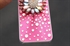 Picture of Personalized Jeweled Peafowl Flower Diamond Apple Bling Bling iPhone 4 4s Cases Back Cover