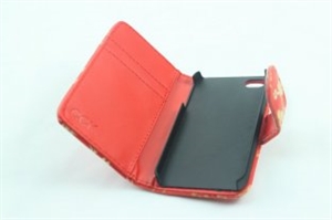 Image de Flower Texture Right And Left Open Texture Pattern iPhone4 Leather Cases