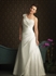 Picture of W263 2012 hot sale custom made plus size pleated one shoulder Wedding DressW263